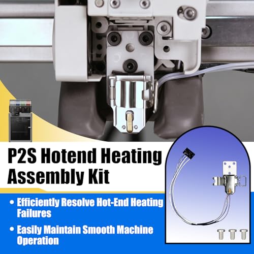 P2S Hotend Heating Assembly Kit Compatible with Bambu Lab P2S 3D Printers