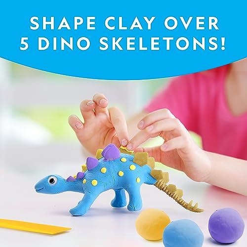 National Geographic Clay Dinosaur Arts and Crafts Activity Kit for Kids - style: Dino Clay Craft Kit