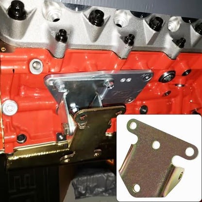 Solid Steel Motor Mounts Kit with Bolts for Chevy SBC V8, Pair