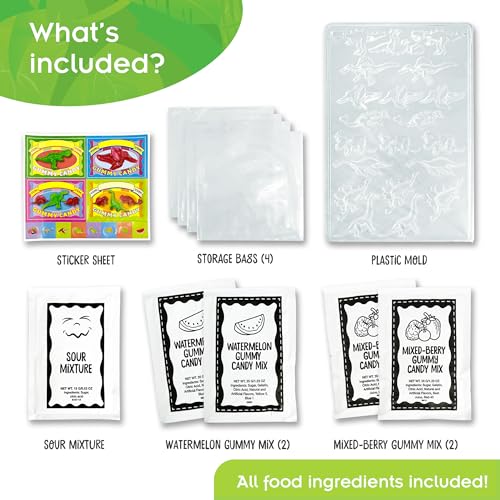 Tasty Labs: Dinosaur Gummy Candy Lab | Experiment Set