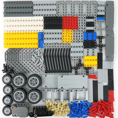 MALEKO Technical Parts, 540+PCS EV3 Building Bricks-Pullback Motor Beams - color: 540 Beams Set
