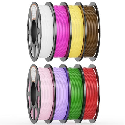 YOOPAI PLA Filament 1.75mm, 250g PLA+ & Matte Bundle, 8 Rolls - color: Pla Bundle-250gx8-112040011