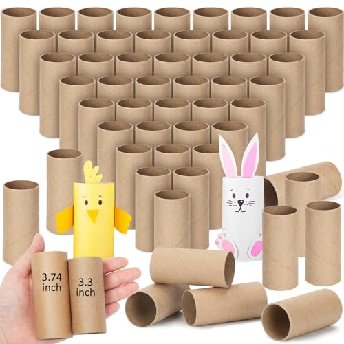 Henoyso 100 Pack Toilet Paper Rolls, 1.57 x 3.74 Inch, Brown - color: Brown, size: 1.57 x 3.74 Inch