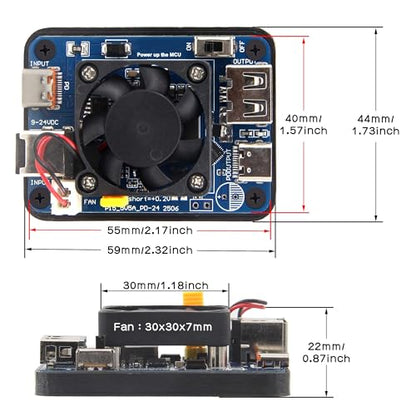 5V 5A PD Step Down Power Converter Board for Raspberry Pi 5