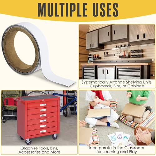 Magnetic Strip, Magnetic Tape, Magnet Tape, Blank Roll, 1 in x 25 FT - size: 1 In x 25 Ft