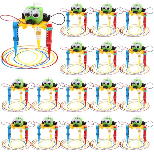 Soulchen 16 Pcs Robot Building Kits for Kids, STEM DIY Robotics Toys