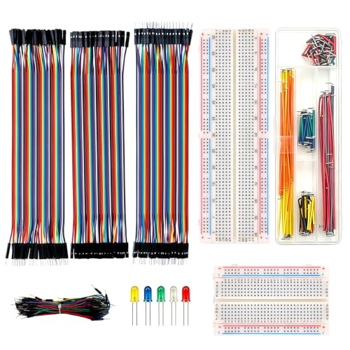 Solderless Breadboard & Jumper Wires Kit for Arduino Projects