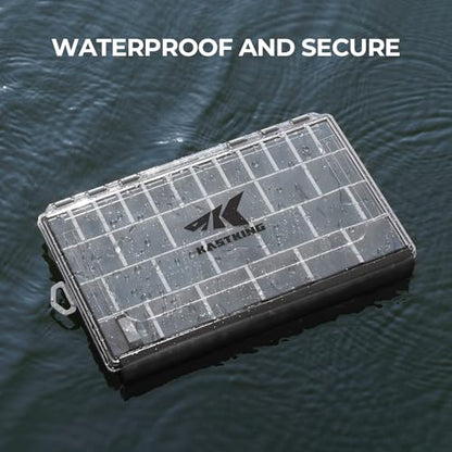 KastKing HyperSeal Waterproof Tackle Box, 3700 2 Packs, Black - color: Black, size: 3700(2 Pack)