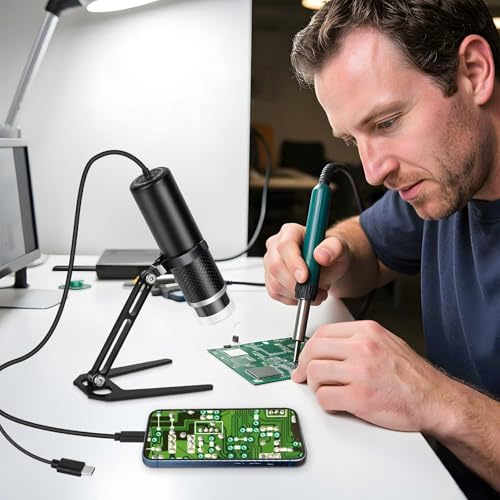 USB Digital Microscope for iOS and Android Devices (Not for Any PC)