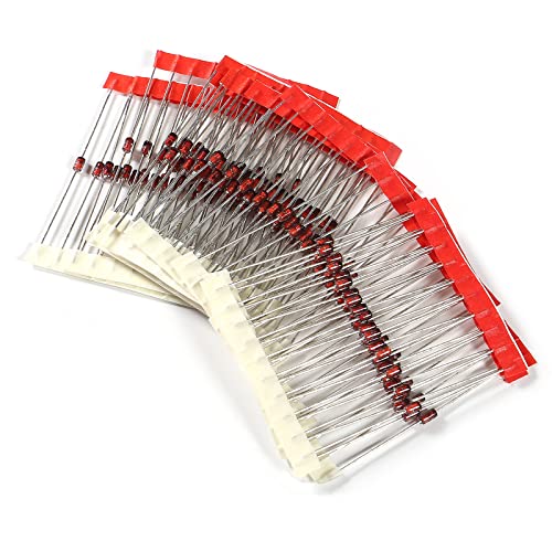 14 Value 140pcs 1W Zener Diodes Assortment Kit 3.3V 3.9V 4.7V 5.1V 6.2V 6.8V 8.2V 10V 12V 15V 16V 18V 20V 24V - style: 140pcs