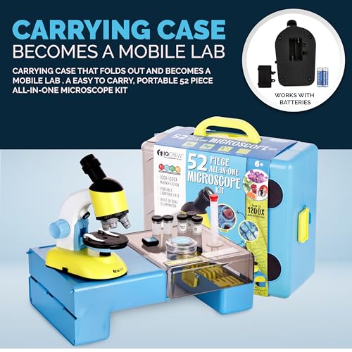 AmScope M44-KT-WM 200X Compound Starter Microscope Kit w/Dual - style: Microscope Kit with Book