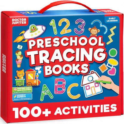 Doctor Jupiter Preschool Tracing Books for Kids Ages 3-5 - style: Preschool Tracing: 3+