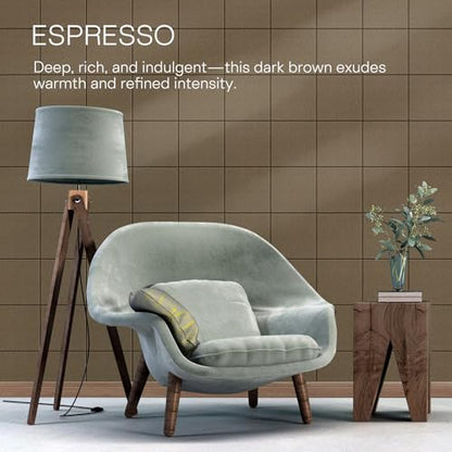 MaxGear Felt Bulletin Board 36" x 24", Espresso Felt Wall Tiles Push Pins - color: Espresso, size: 36" x 24"