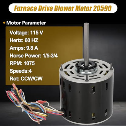 20590 Furnace Air Handler Blower Motor