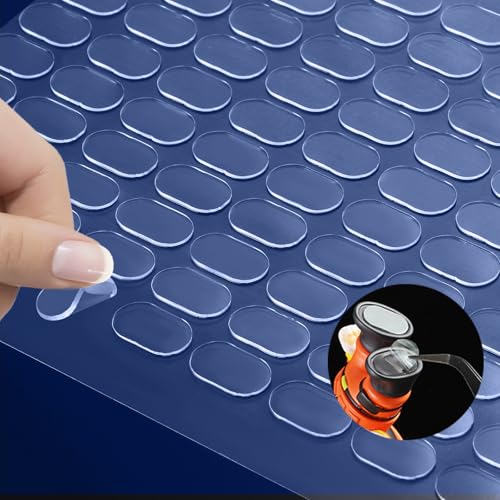 300pcs Transparent Adhesive Dots Double- Sided Sticky Tack - Strong and Traceless Adhesive Stick Dots for Poster, Photos, Office & Home，Festival Party Decorations, etc
