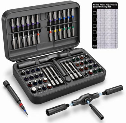 DYLIFE 66 in 1 Magnetic Ratcheting Screwdriver Set with Detachable Handle - size: 66 In 1