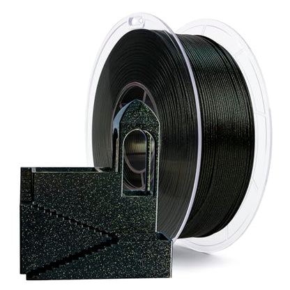 ZIRO Sparkle PLA Filament 1.75mm, Twinkling Effect 1kg, Fairy Green - color: Fairy Green
