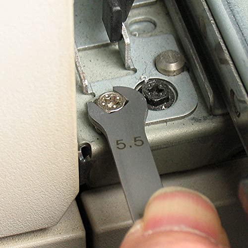 ENGINEER 8-in-1 Mini Combination Spanner Set. Made in Japan. 1.5mm Thin Shank & Head for Work in Confined Spaces. TS-04