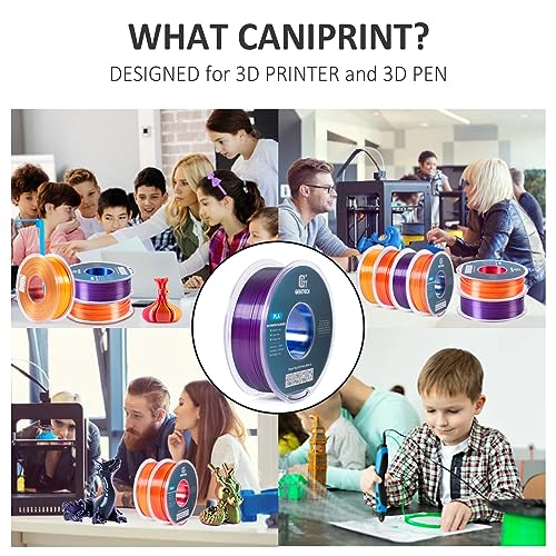 Geeetech Silk Tri‑Color PLA 3D Filament 1.75mm, Blue Purple Black, 1KG - color: 1kg Triple Color Blue-purple-black