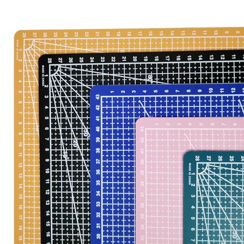New A3 Double Side Craft Cutting Mat Cutting Board Sewing Pad Artist Carving Tools Handmade Crafts DIY Props (Black) - color: Black
