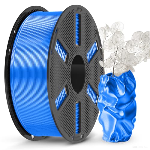JAYO Silk PLA 3D Printer Filament 1.75mm, 1.1kg, Blue - color: Silk Blue, size: 1.1KG