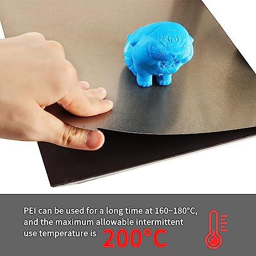 IdeaFormer-3D Double Sided Textured PEI Sheet 235x235mm, Flexible PEI Spring Steel (No Magnetic Build Plate) for Creality K1C/K1/SE/Ender 5 S1/Ender 3/Ender 3 Pro/Ender 3 V2/Ender 3 S1 Pro/Ender 3 Neo - color: Double Sided Textured Gold PEI