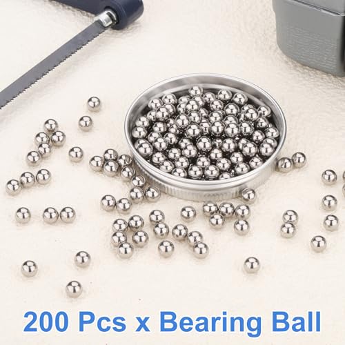 uxcell 200Pcs 7/32" Bearing Balls,316L Stainless Steel G200 Precision Balls - size: 7/32"