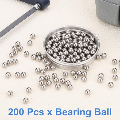 uxcell 200Pcs 7/32" Bearing Balls,316L Stainless Steel G200 Precision Balls - size: 7/32"