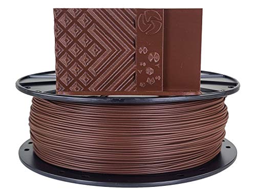 3D-Fuel Standard PLA+ Filament for 3D Printing, Made in USA, Chocolate Brown - color: Chocolate 4 Kg, size: 4 kg