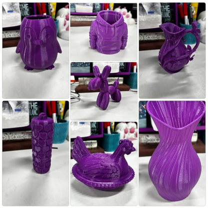 iSANMATE Purple PETG HF Filament 1.75mm 50-400mm/s 1KG Rapid for Bambu - color: Purple