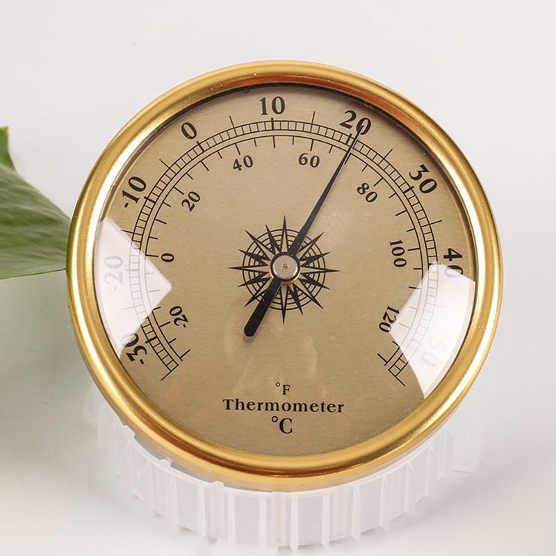 Thermometer Hygrometer Barometer Analog Weather Gauge Compact Outdoor Weather Instrument for Fishing Boating, Thermometer - color: Thermometer