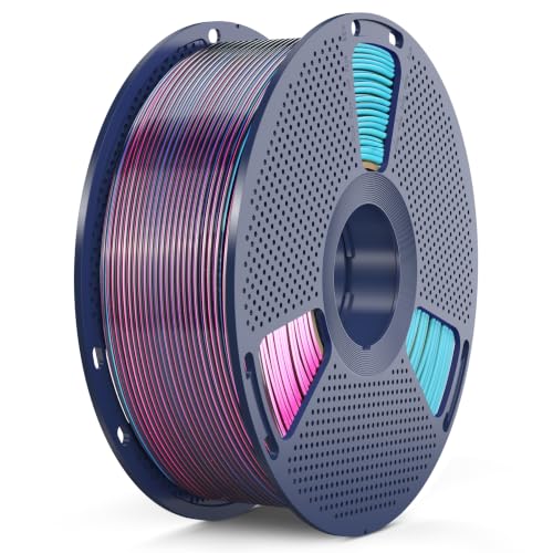 SUNLU Silk Quadruple Color PLA Filament, 1KG, (Red Yellow Green Black) - color: Silk Pla Quadruple Color Red Yellow Green Black