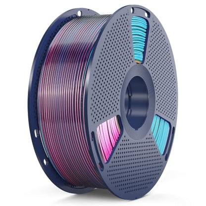 SUNLU Silk Quadruple Color PLA Filament, 1KG, (Red Yellow Green Black) - color: Silk Pla Quadruple Color Red Yellow Green Black
