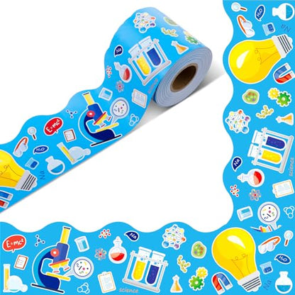 65 Feet Science Bulletin Board Borders Decoration for Classroom