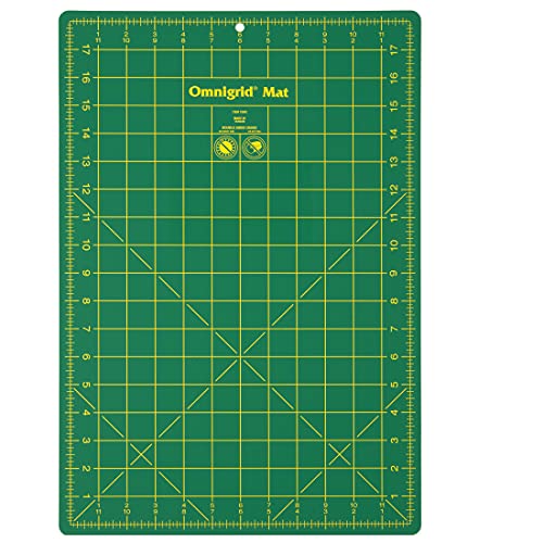 Omnigrid Self-Healing Cutting Mat, 12'' x 18'' Inch - size: 18.8"L x 13.2"W