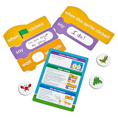 hand2mind Scratch Block-Based Coding Student Activity Set, Ages 8+ - style: Student Activity Set