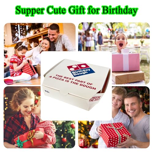 Birthday Dough Money Gift Box – Funny Mini Pizza Box Cash Holder – Unique Birthday Gift for Teens, Kids, Men, Women – Gag Gift for Money – Pizza Party Gift Idea - color: 2 Pack Birthday Dough