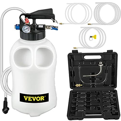 VEVOR Transmission Fluid Pump 2 Way ATF Refill System, 10 Liter Dispenser