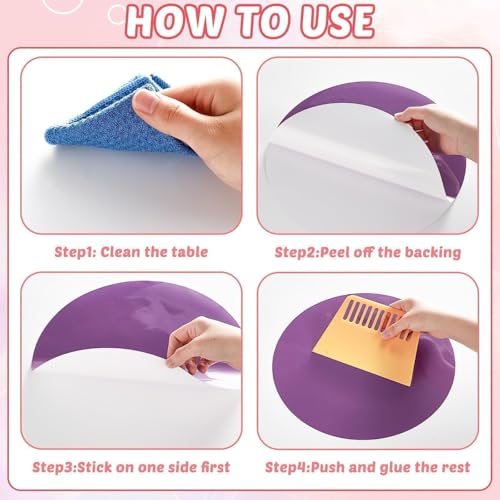 gisgfim 24PCS Dry Erase Dots 12 Inch Whiteboard Marker Wall Decor Removeable Circle Sticker Spots Writing Spots Set for Classroom Table Teachers Students Supplies (Morandi) - style: Morandi
