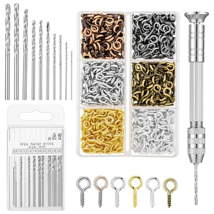 Pin Vise Hand Drill Set (0.8mm-3mm), Hand Drill Manual
