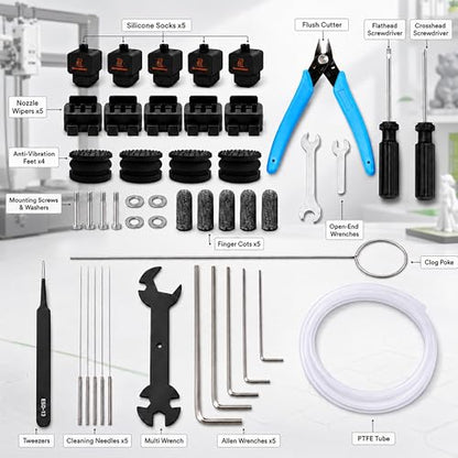 H2D 3D Printer Tool Kit for Bambu Lab H2D/H2D Combo, Maintenance Kit