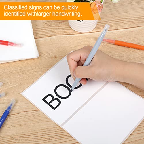 150 Pcs Labels for Storage Bins, 6 X 4 Inch Removable Labels for Storage Bins, Tear Resistant No Residue Storage Bin Label, Matte White Blank Box Label for School, Home, Business (Pack of 2) - size: 150 labels / 75 Sheets(6" x 4") (Pack of 2)