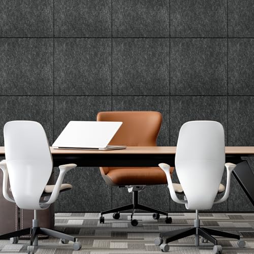 MaxGear Extra Large Bulletin Board 72" x 48", Dark Gray Felt Wall Tiles - color: Dark Gray, size: 72" x 48"