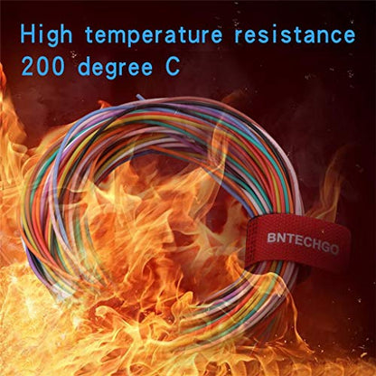 BNTECHGO 26 AWG Silicone Wire Kit 10 Color Each 10ft Stranded Tinned Copper - size: 10 colors each 10ft, style: 26 silicone wire