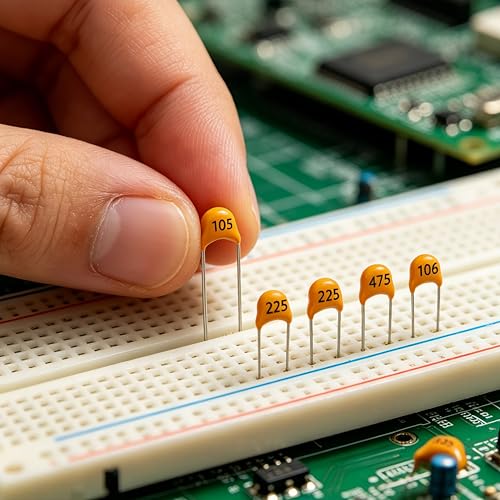 10 Values 500 Pcs Ceramic Capacitor Assortment Kit