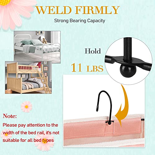 Bedside Caddy Bedside Storage Bag for Headboards/Bunk Bed - color: 1PC Light Pink