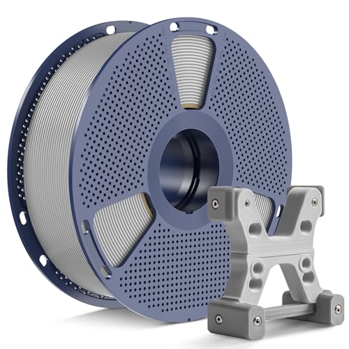 PETG Filament 1.75mm, Ultra Tough, Heat Optimized, Odorless, 1kg(2.2lbs) SUNLU PETG 3D Printer Filament, Dimensional Accuracy +/- 0.02mm, Space Grey - color: 1kg - Space Grey