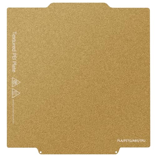 Creator 5 Double Sided Textured Build Plate for Flashforge 3D Printer Gold - color: Gold, size: Creator 5