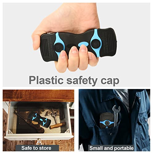 Razor Blade Scraper, 2 Pack Blue Double Edge Razor Scraper Remover Tool - color: Blue