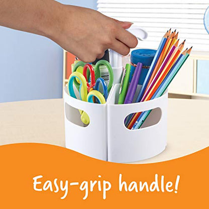 Learning Resources Create-a-Space Storage Mini Center, White